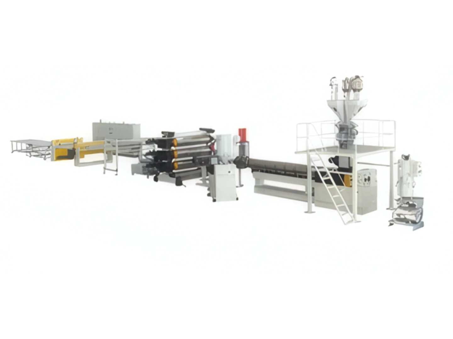 HIPS/GPPS/PP/PE/EVA/ABS Sheet Extrusion Line