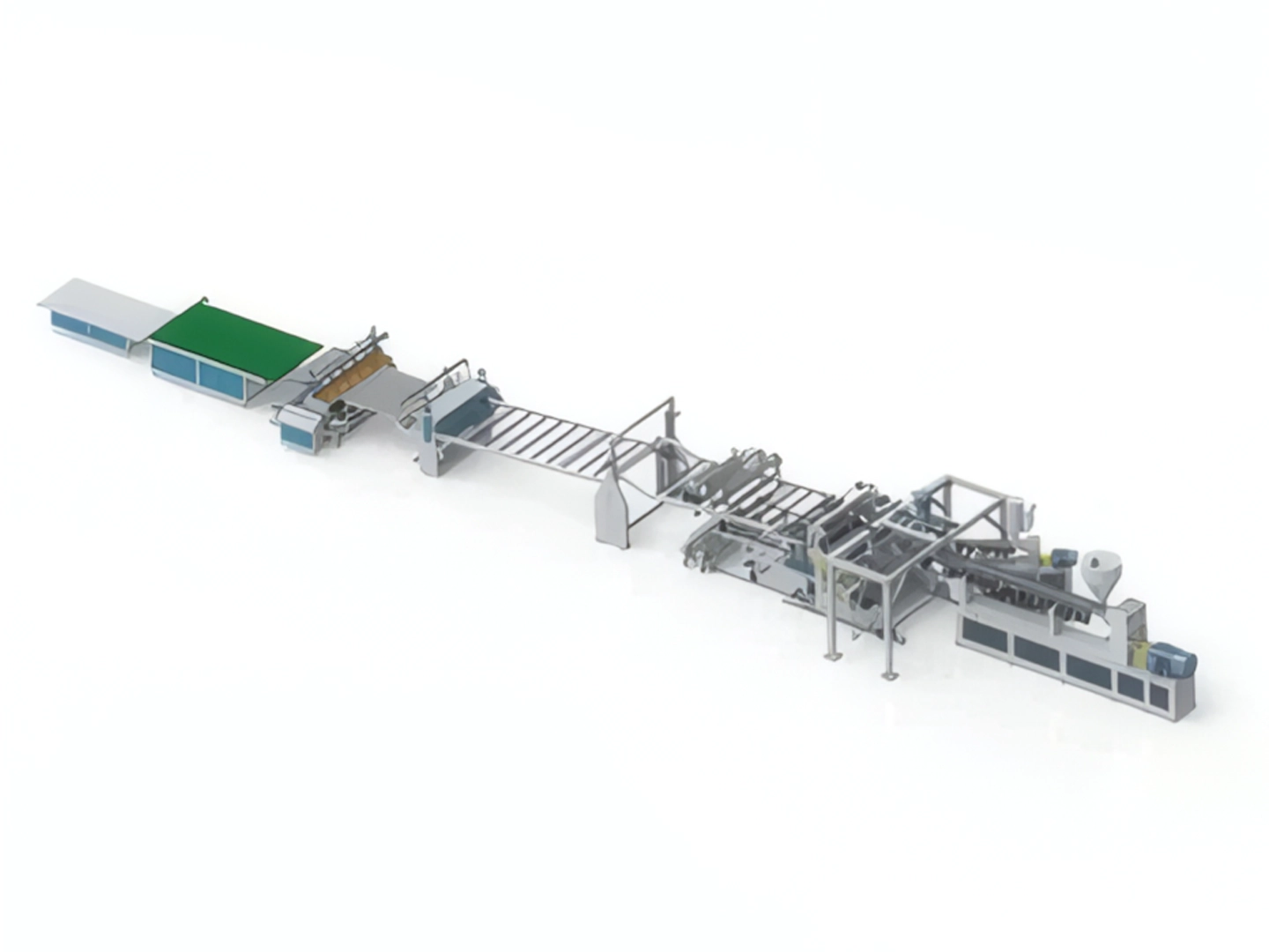 PC Corrugated Sheet Extrusion Line